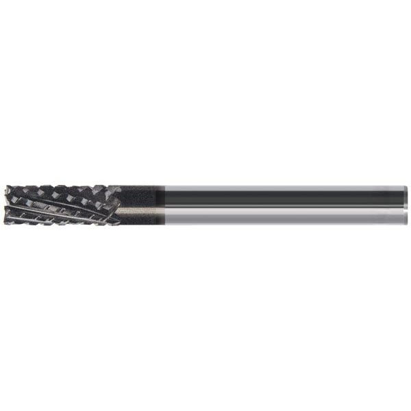 1/2x1x1/2x3 14FL CFRP Bur End Fine Pitched Nicked Router, PowerRD